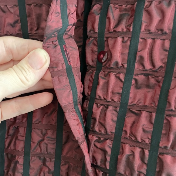 NARACAMICIE Italian Long Sleeve Button Front Crinkle Dress Shirt EUC - Picture 2 of 6